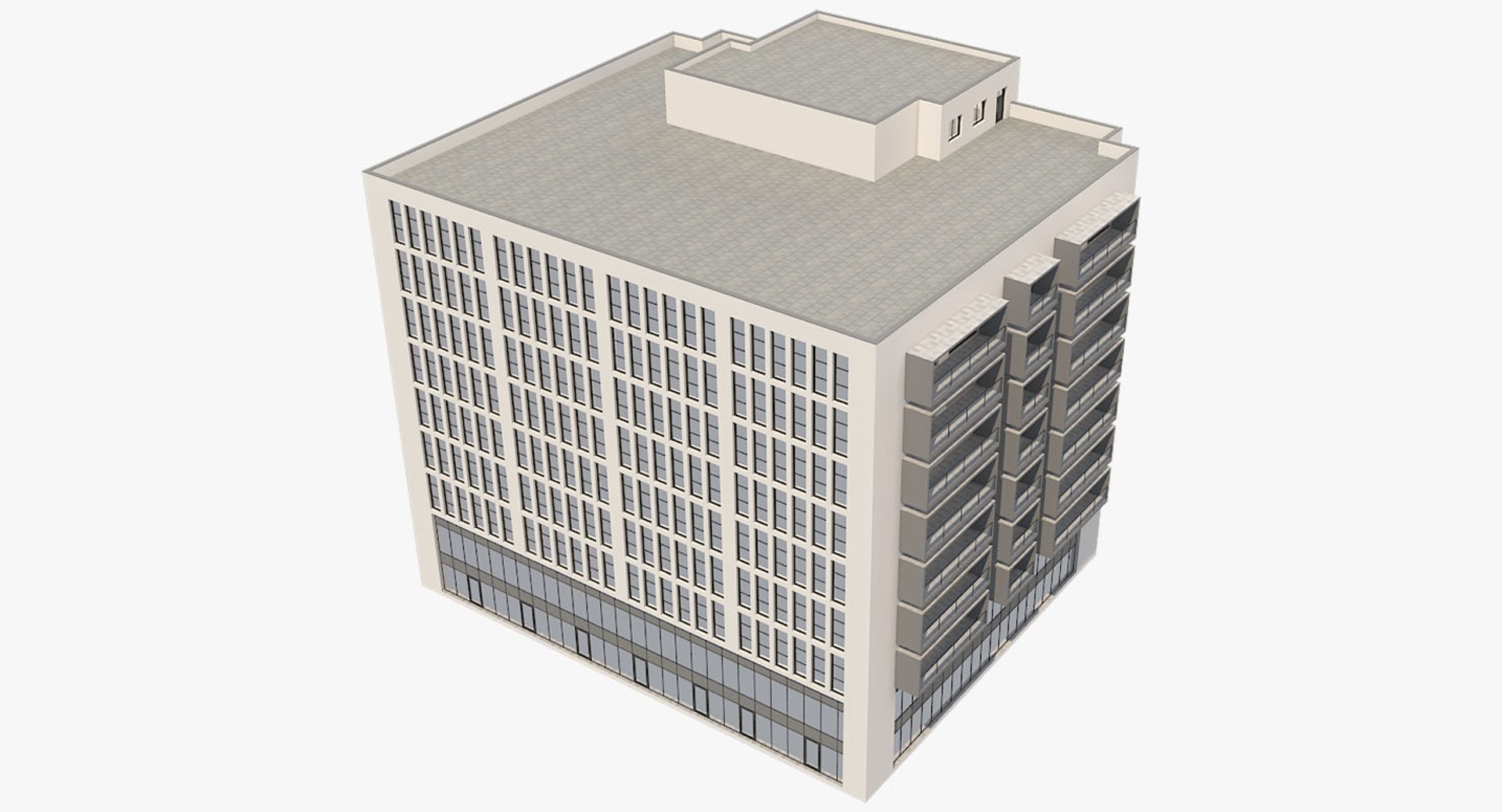 Office Building 5 3D Model - TurboSquid 1428262