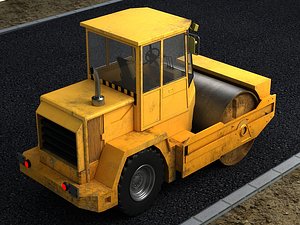 3D model construction municipal vehicles road