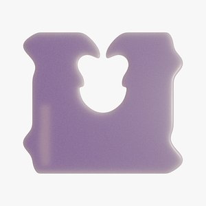 Plastic Bread Clip 3D model