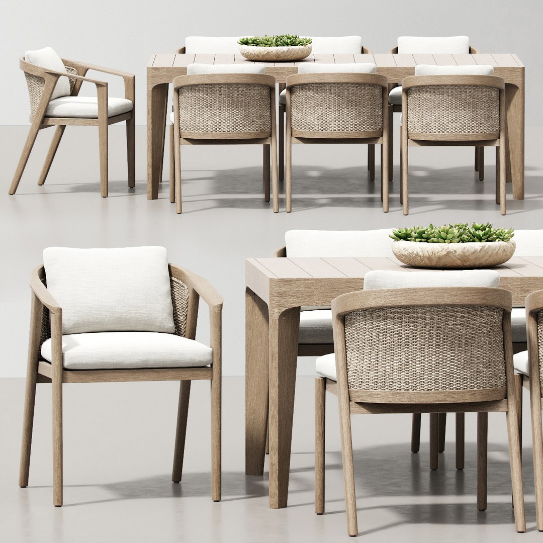 3D Minotti Angie Dining Chair - TurboSquid 1970137