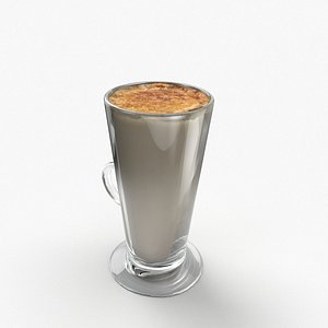 coffee latte 3D model