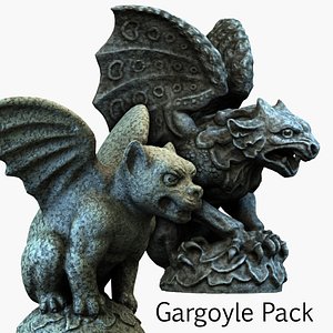 gargoyle pack 3d model