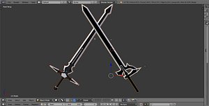 3d model sword