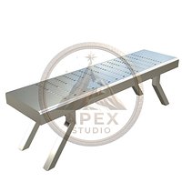 Stainless Steel Flat Block Bench
