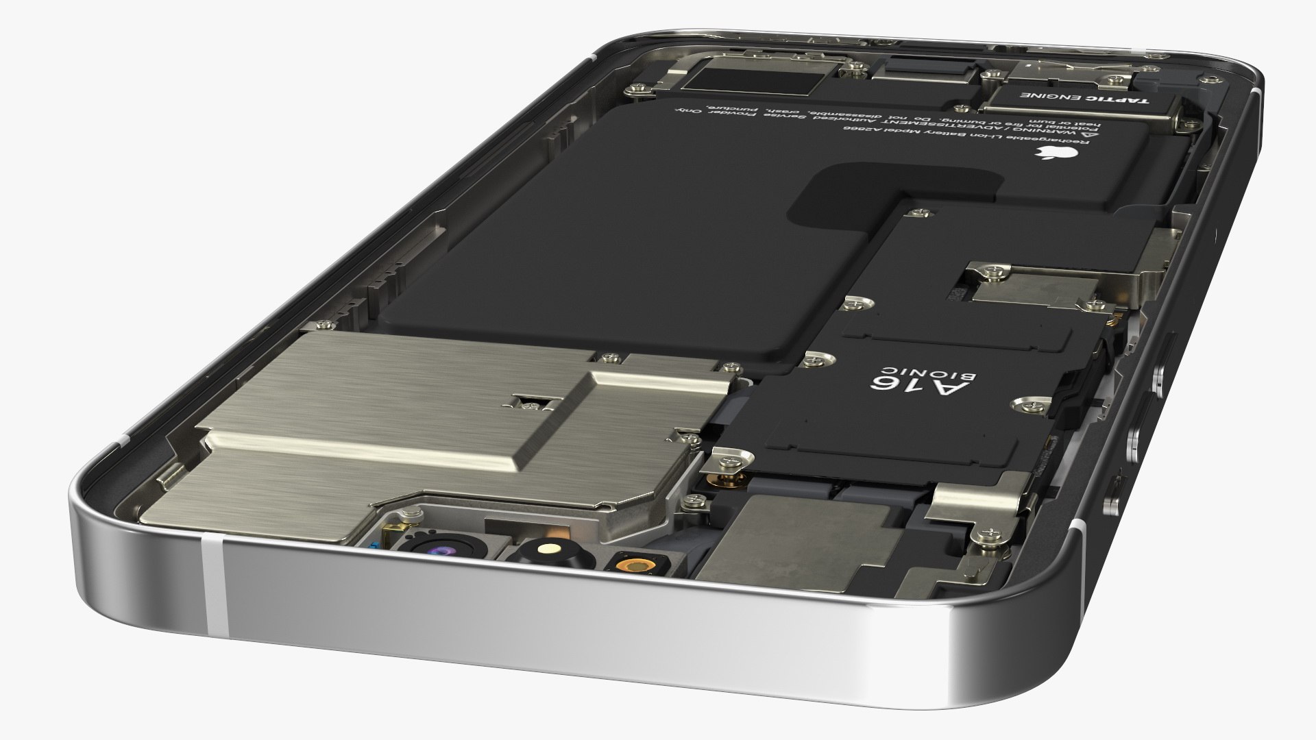 IPhone 14 Pro Disassembled without Display 3D model - TurboSquid 2097633