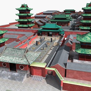 Panoramic View of Shaolin Temple