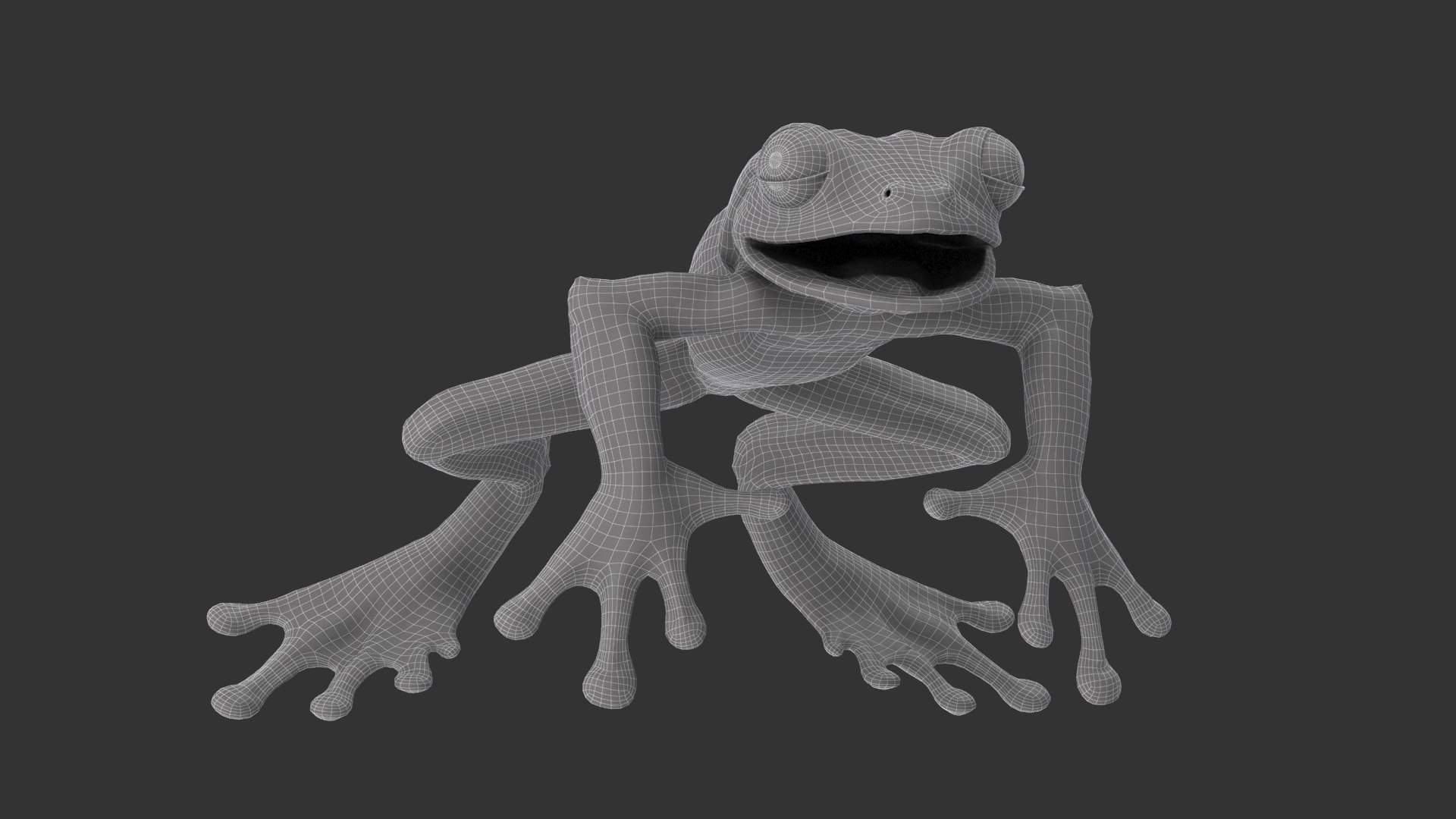 3D Red-Eyed Tree Frog https://p.turbosquid.com/ts-thumb/7y/d0bzVW/2E/red_eyed_frog_wired05/png/1672833084/1920x1080/fit_q87/b7323e2a7c6af89870b522229402d34b119419ff/red_eyed_frog_wired05.jpg