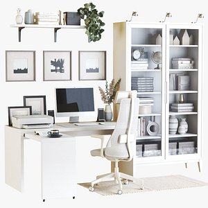 IKEA office workplace 135 3D model