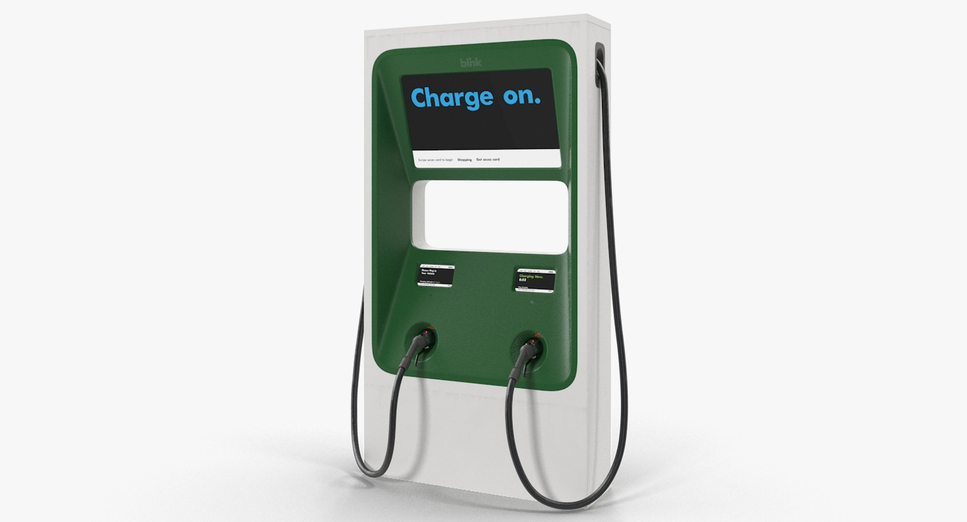 Electric Fast Vehicle Charger Generic 3D Model 3D model preview