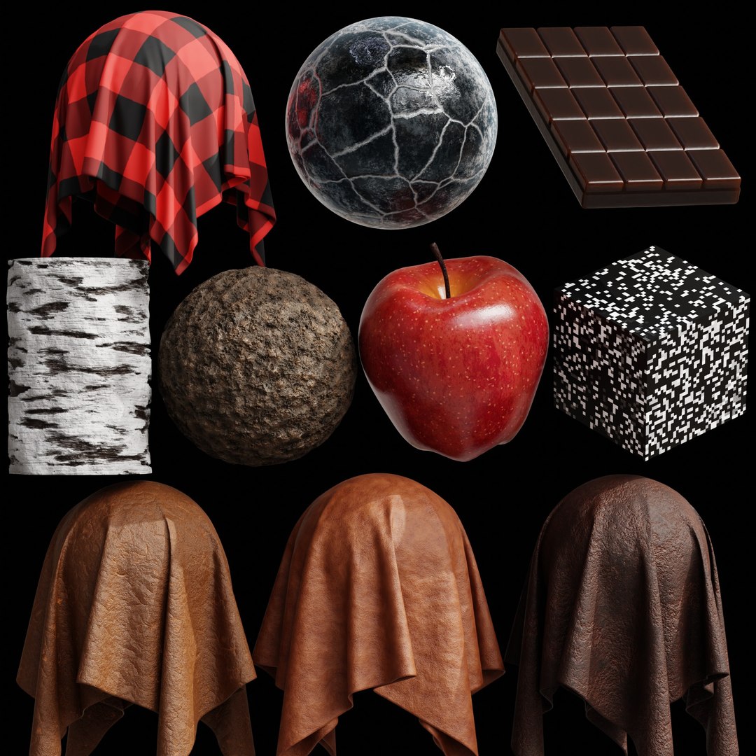 3D Blender Procedural Material Pack 14 Model - TurboSquid 2064253