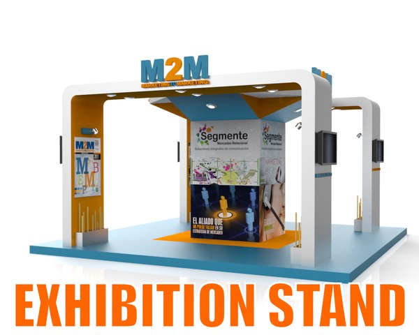 3d model exhibition stand