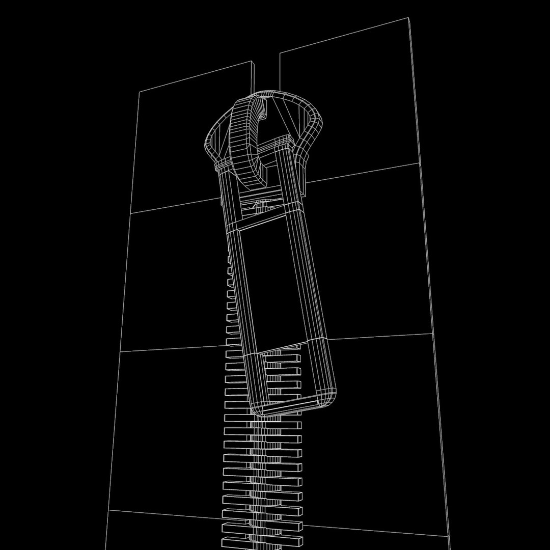 maya zipper modeled curve