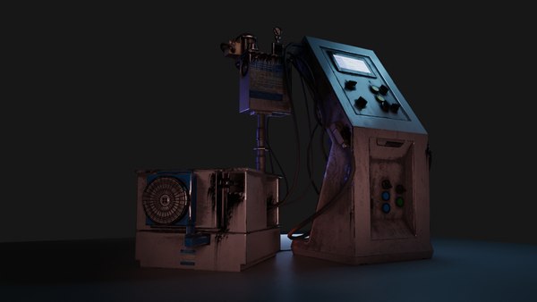 Industrialcomputer 3D model