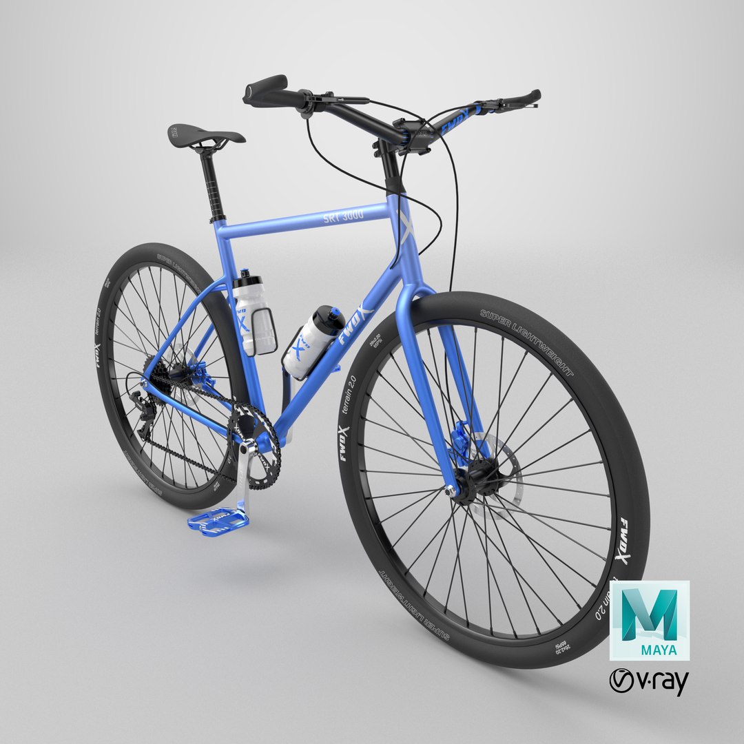 Gravel Bike 3D Model Dark to light Blue Gradient Frame with Bar Ends Royalty-Free Brand 3D https://p.turbosquid.com/ts-thumb/7y/o63qL5/46/stemcell_maya_vray_render/png/1771523164/1920x1080/fit_q87/e1634dd57a1fa87aacd7fe632d9856b721d492c3/stemcell_maya_vray_render.jpg
