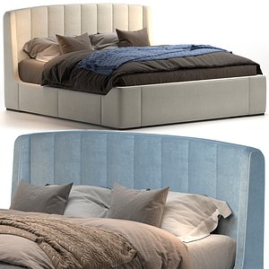 Bed Zaffiro 200 Galimberti Nino 3D model