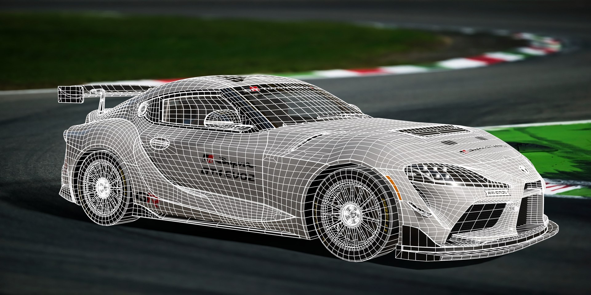 Toyota GR Supra GT4 EVO2 model https://p.turbosquid.com/ts-thumb/7y/p5k3sK/Lq/screenshot005/jpg/1729330755/1920x1080/fit_q87/4c55f74f3582d79d7d83dc645ee08da1d1e13ec9/screenshot005.jpg
