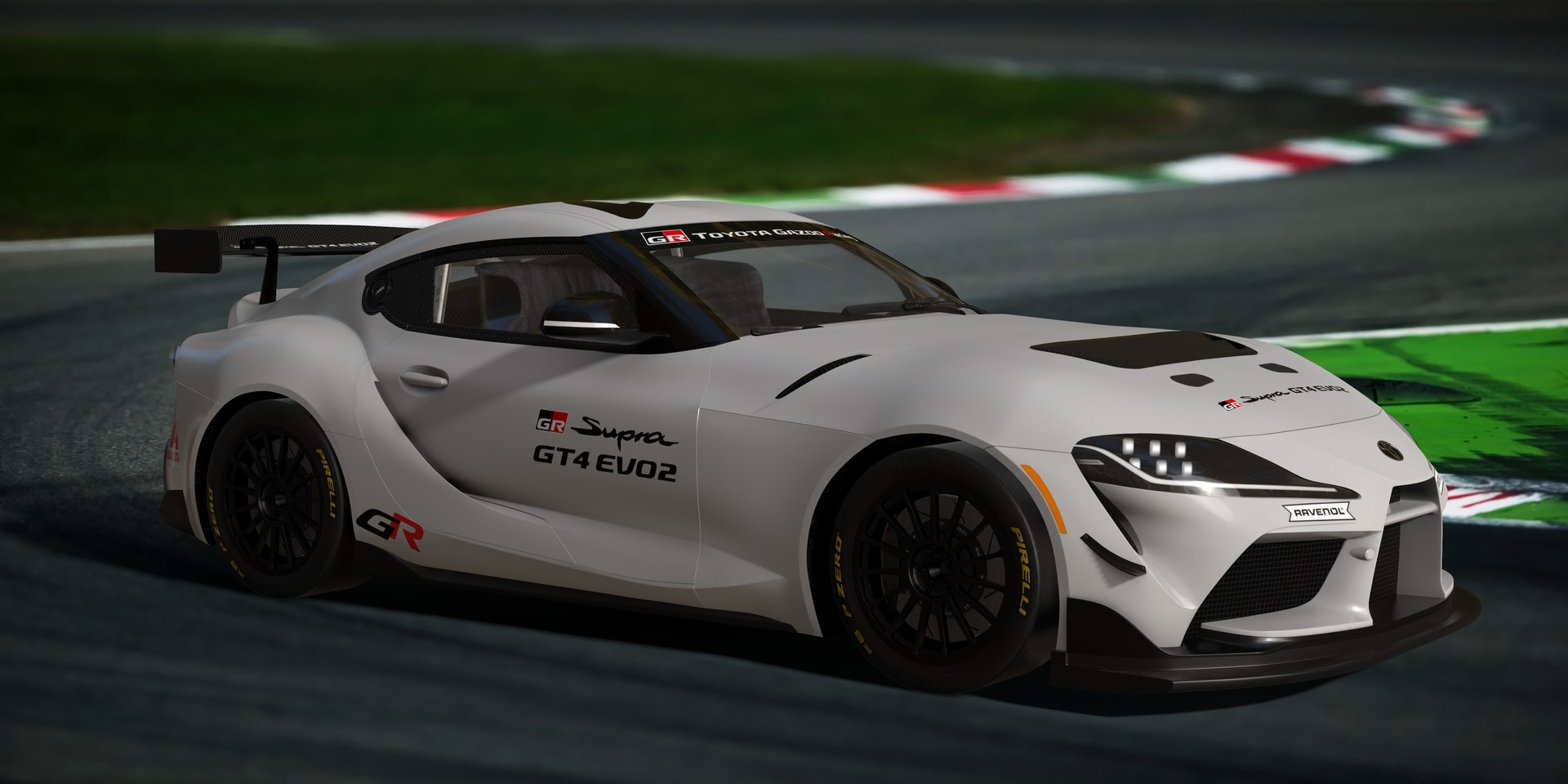 Toyota GR Supra GT4 EVO2 model https://p.turbosquid.com/ts-thumb/7y/p5k3sK/or/screenshot004/jpg/1729330750/1920x1080/fit_q87/603586cb00a91500beb451b4427233d58c6d3eba/screenshot004.jpg