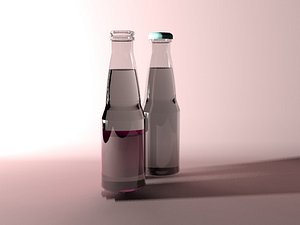 3D model Powerade Bottle VR / AR / low-poly