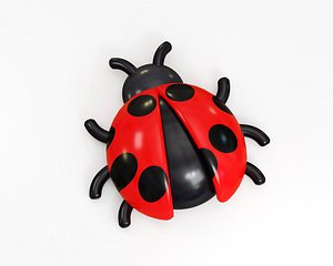 Cartoon Ladybug 3D model