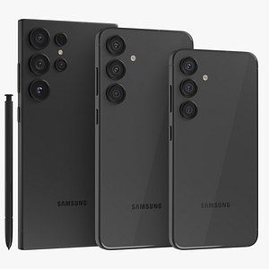 Samsung Galaxy S25 And Plus And Ultra 3D model