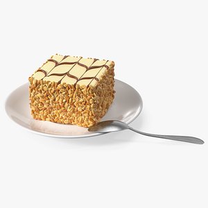 Mono Latte Cake Plate 3D model