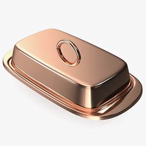 Copper Butter Dish