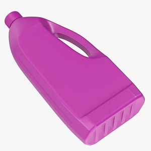 Bottle with Household Chemicals Pink 3D