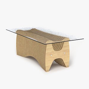 Parametric Dinner Table 3D model