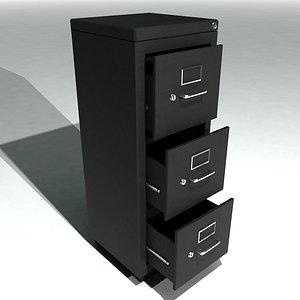 set single metal filing cabinets 3ds