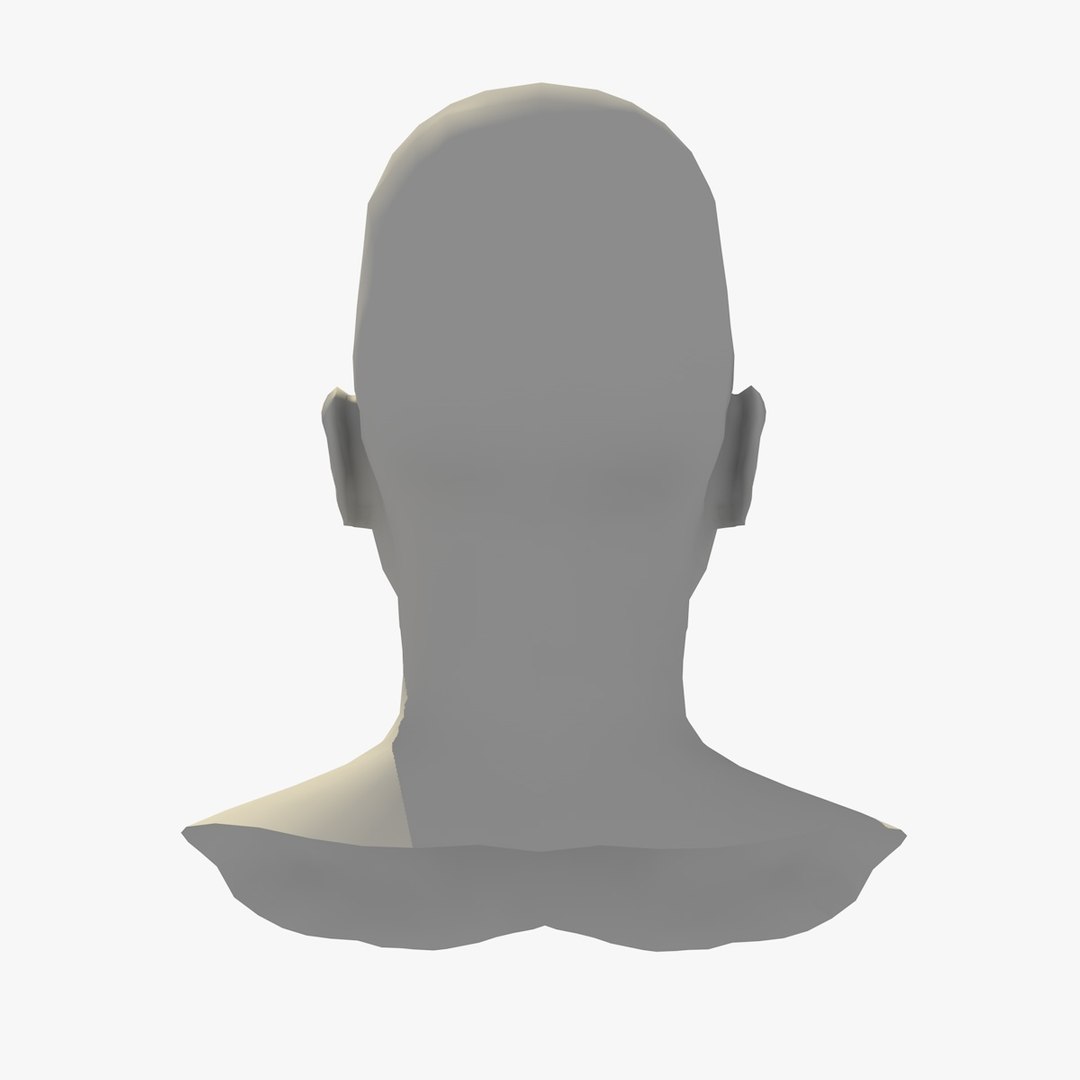 Realistic Head Base Mesh 3D Model - TurboSquid 1438807
