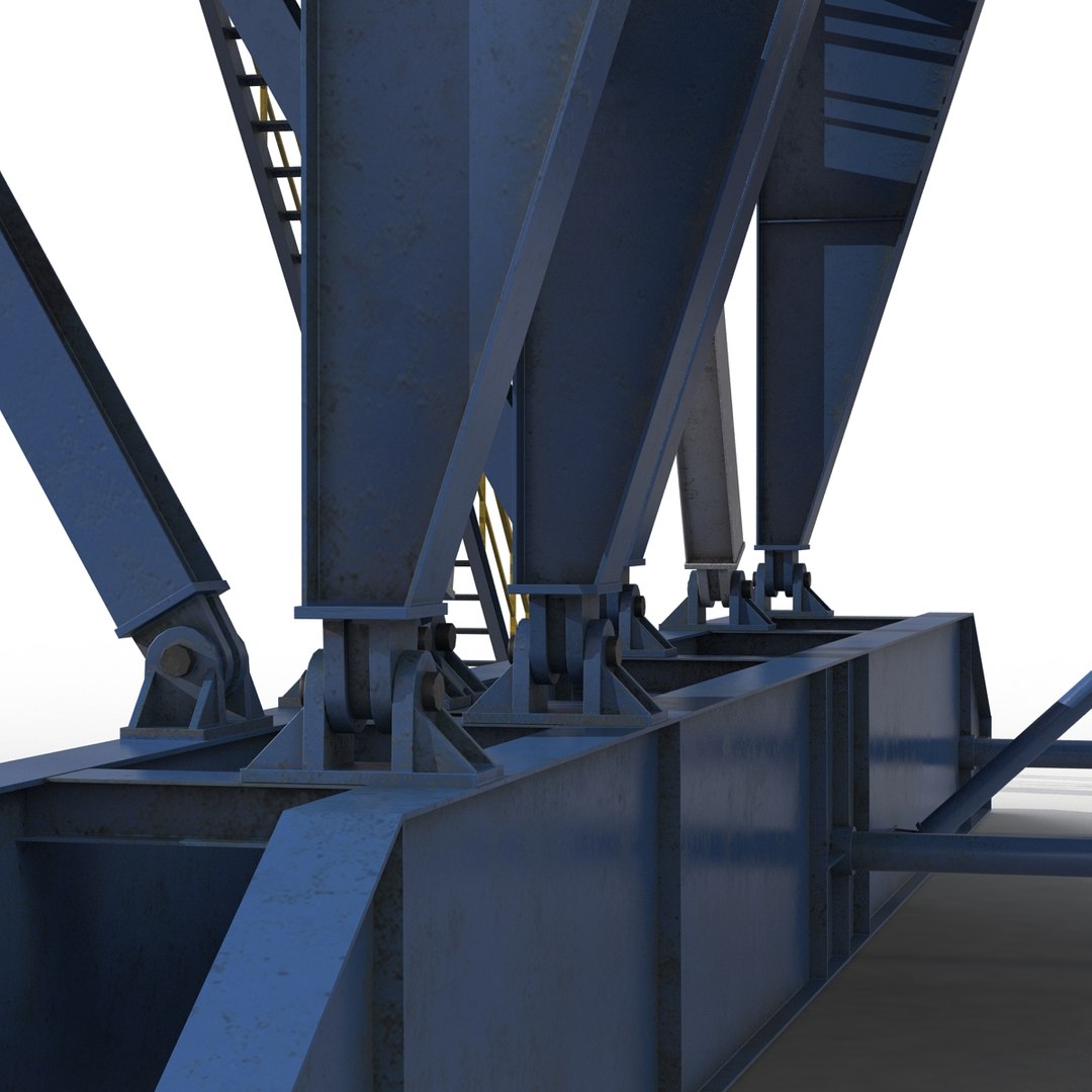 Fracking Gas Platform 2 3d Max