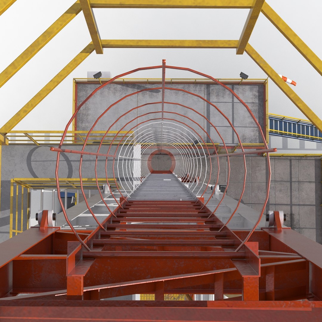 Fracking Gas Platform 2 3d Max