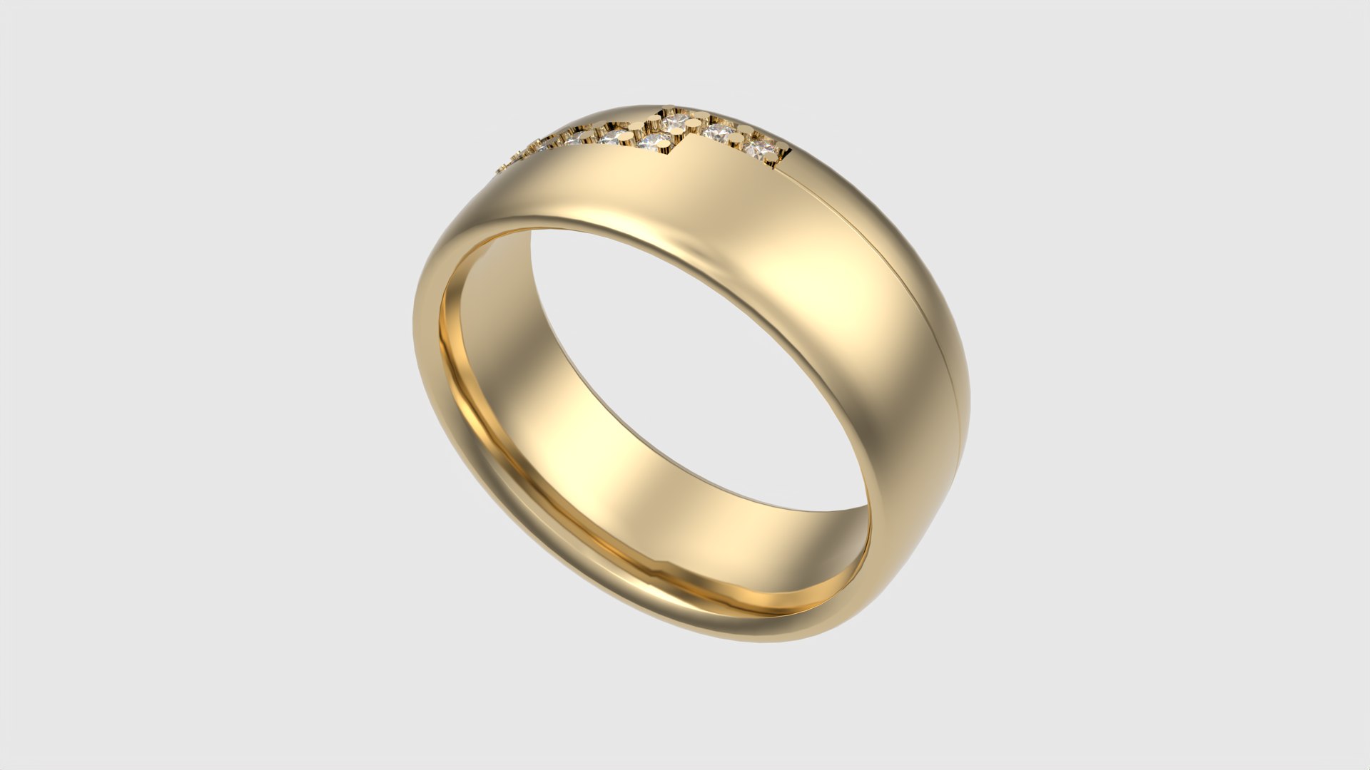 3D Contemporary Channel Ring JDBCo Model - TurboSquid 2344522