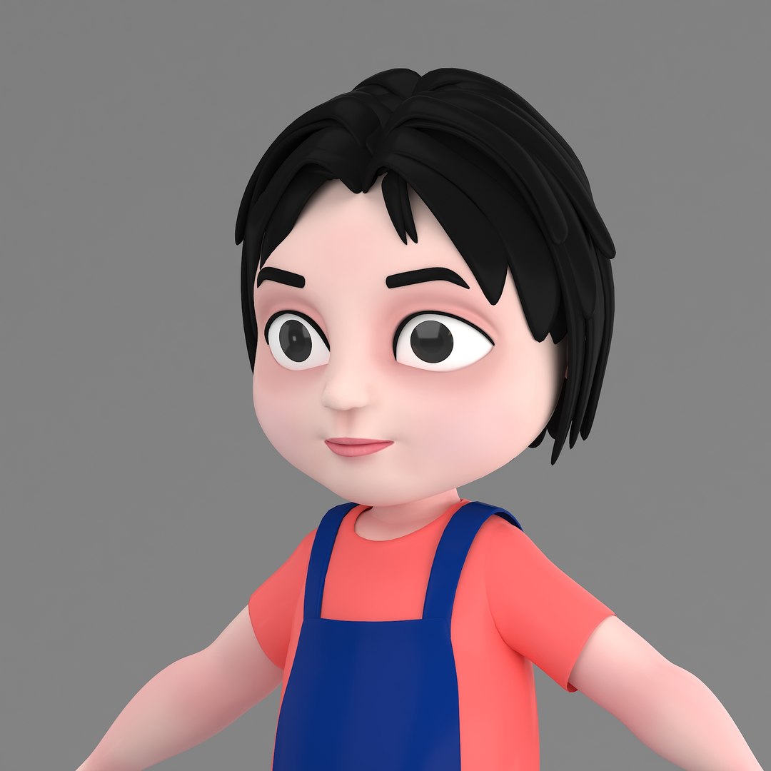 Cartoon Boy 3D - TurboSquid 1894475