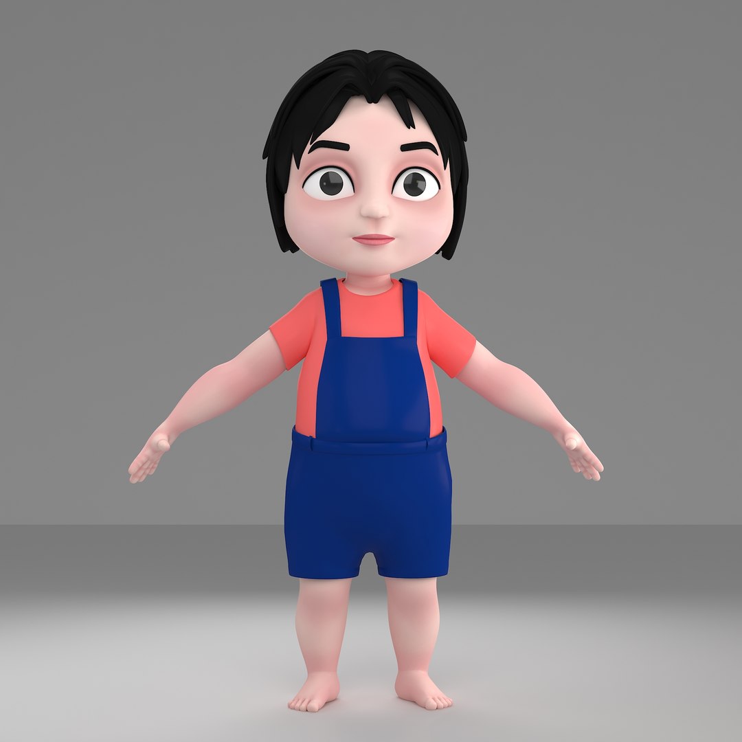 Cartoon Boy 3D - TurboSquid 1894475