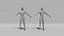 3D Simple Base Human Male Female Low Poly 3D model