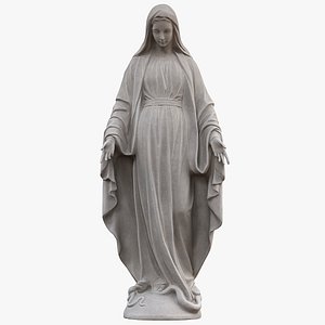 Virgin Mary 3D model