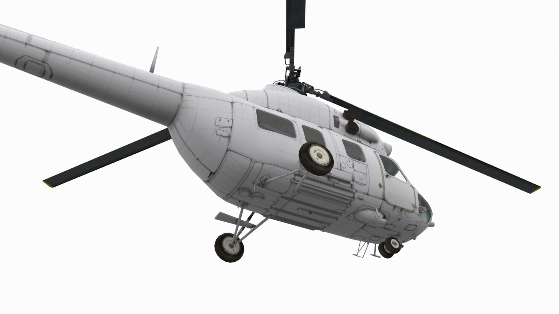 Mil Mi-2 3d Obj