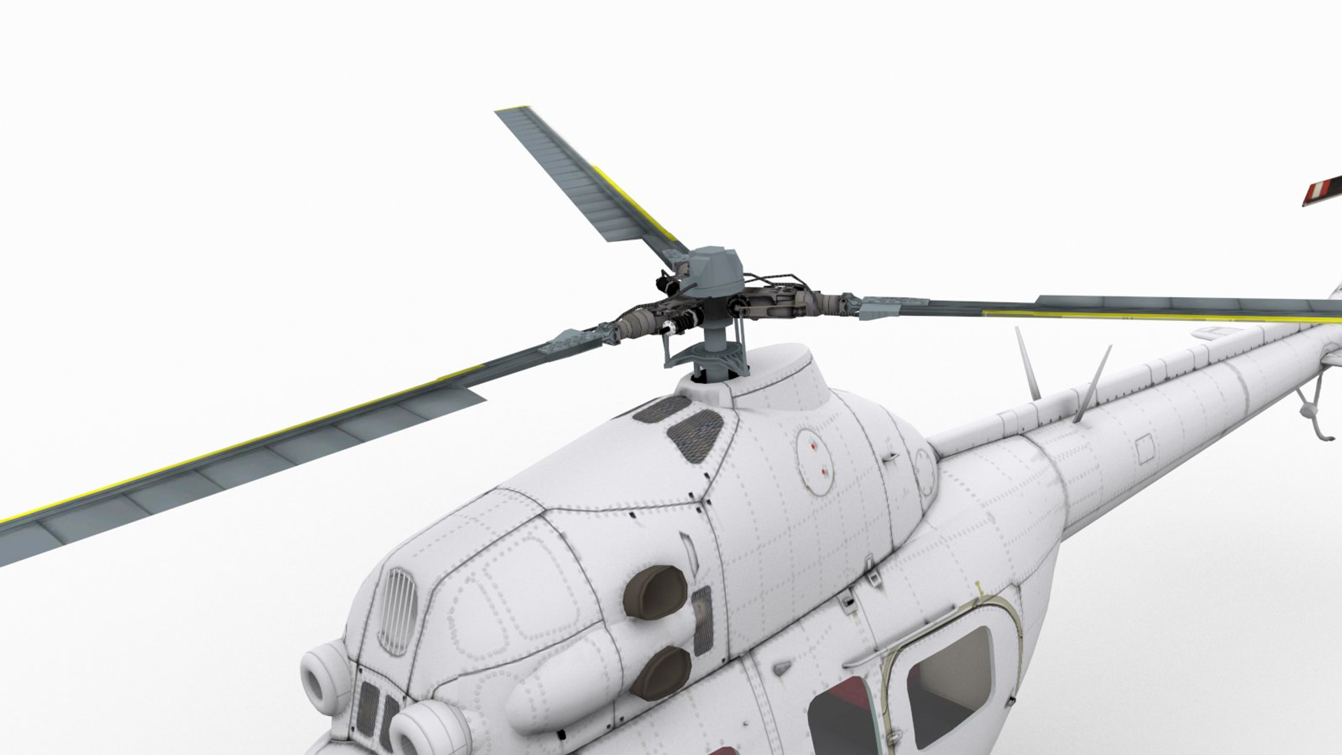 mil mi-2 3d obj