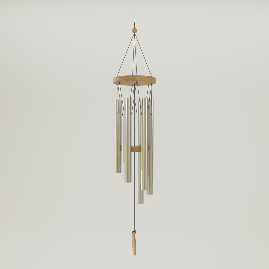 Metal Wind Chime 3D Model - TurboSquid 1976240