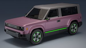 Slate Truck SUV Kit Mauvin on up 3D Model 2027 3D model