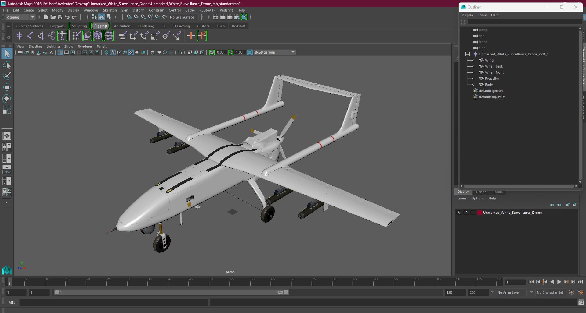 Unmarked White Surveillance Drone 3D model https://p.turbosquid.com/ts-thumb/7z/goJwCR/d7/unmarked_white_surveillance_drone_1003/jpg/1723105335/1920x1080/fit_q87/e86a3c5f2285e89bb0e6ca439a563e5dfe75a3f5/unmarked_white_surveillance_drone_1003.jpg