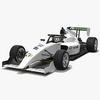 Tatuus IP-22 Season 2022 Race Car White Mockup