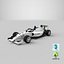 Tatuus IP-22 Season 2022 Race Car White Mockup 3D model