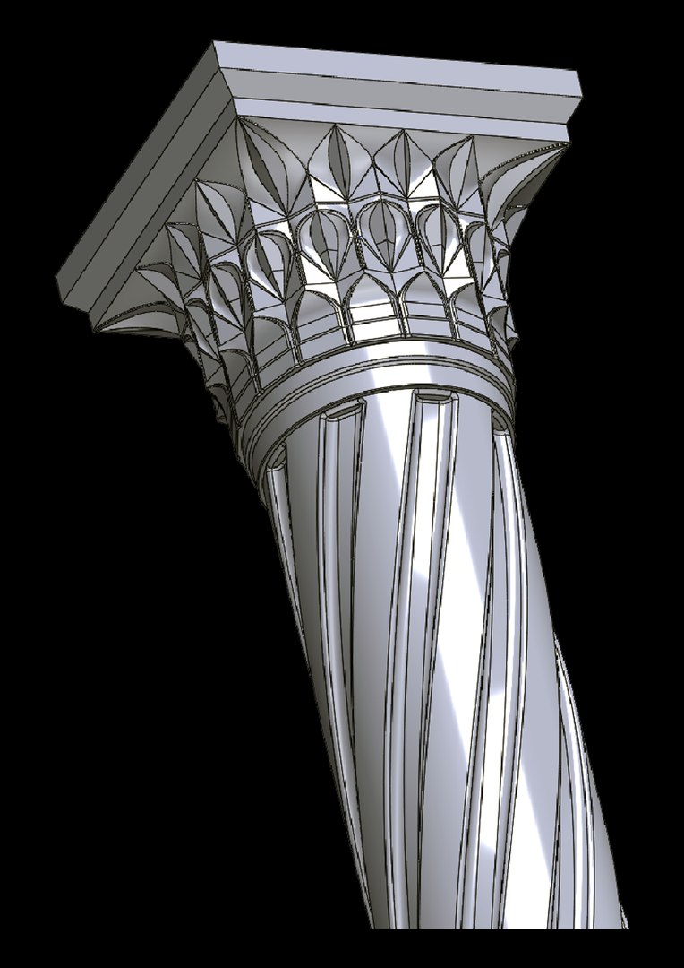 3D Model Column Architecture - TurboSquid 1638329