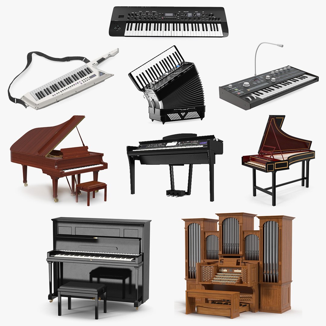 Musical Keyboard Instruments Collection 7