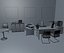 package desk chairs c4d