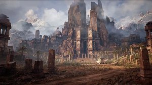 Ancient Desert Temples Buildings Pack