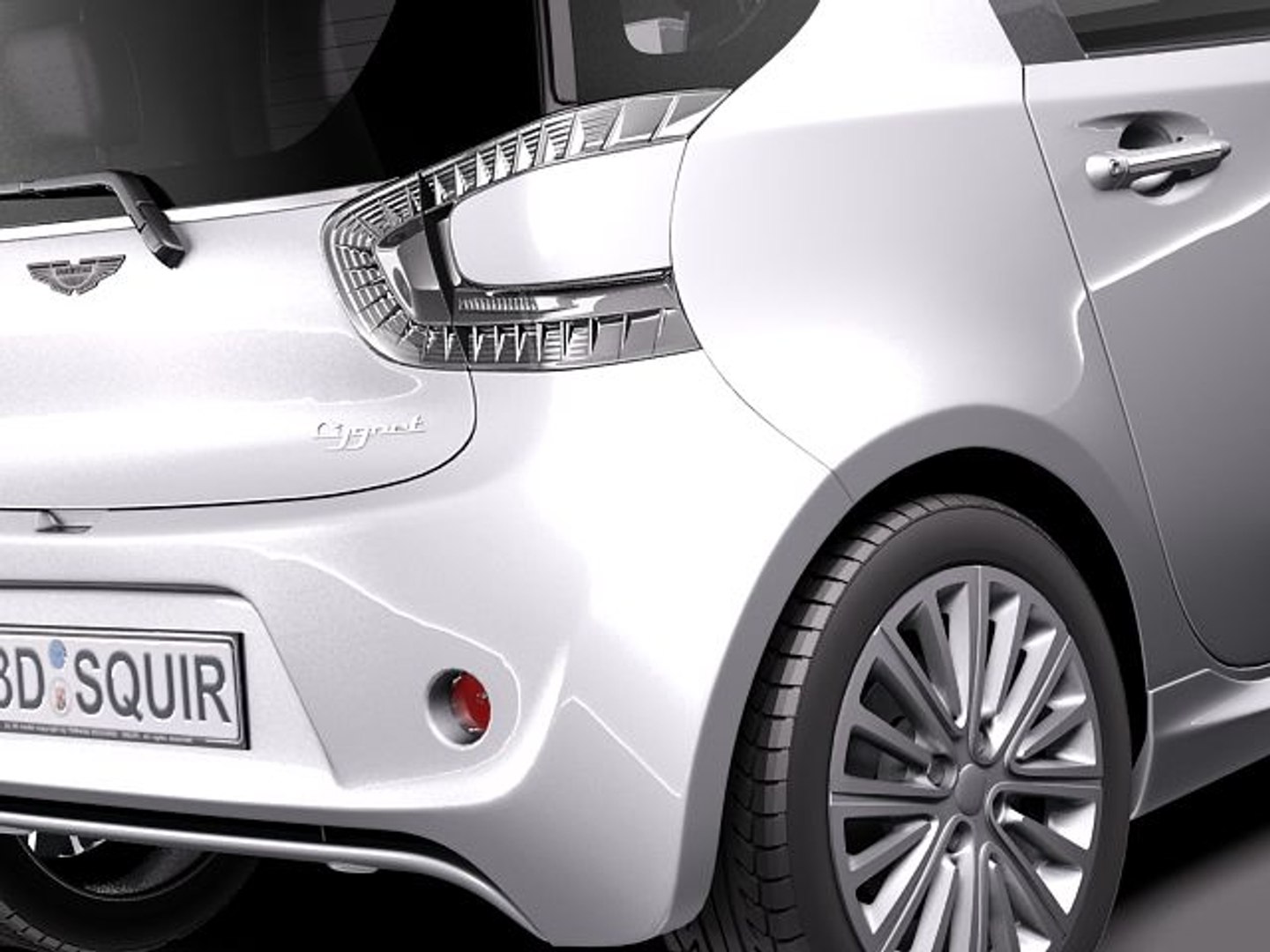 The Aston Martin V8 Cygnet Is a 430-HP Microcar