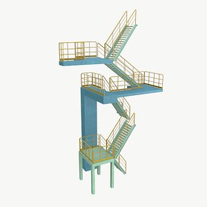 Industrial Stair Case